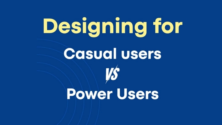 Editorial illustration for designing experiences for casual users and power users
