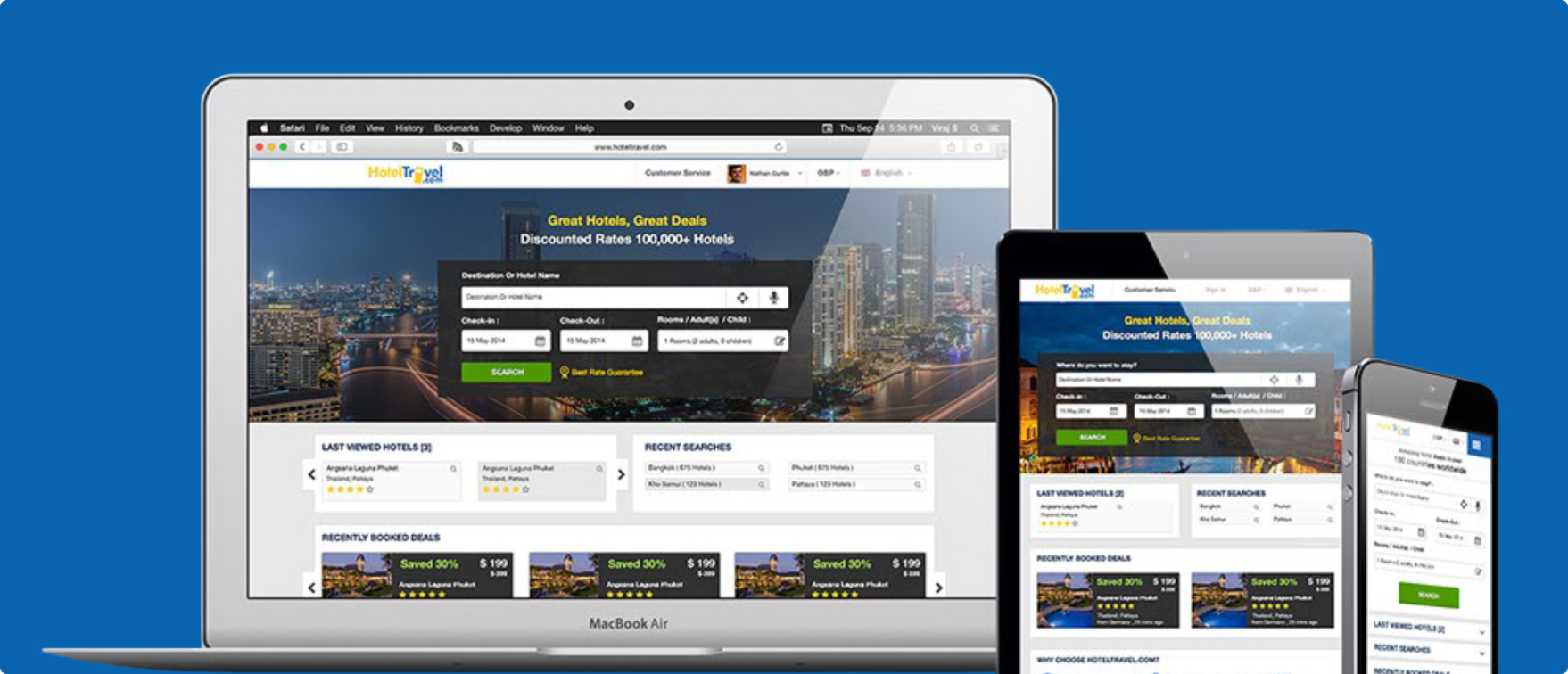 Redesign mockups across responsive views